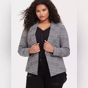 Torrid Houndstooth Open Front Cardigan‎ Size 4